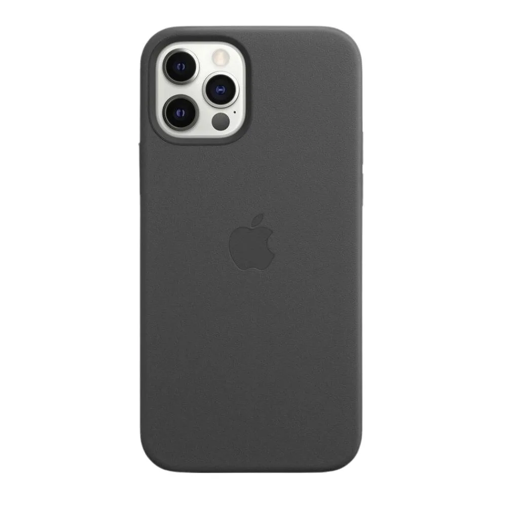 origineel Leather MagSafe Case iPhone 12 / 12 Pro Black - MHKG3ZM/A by Apple – product photo