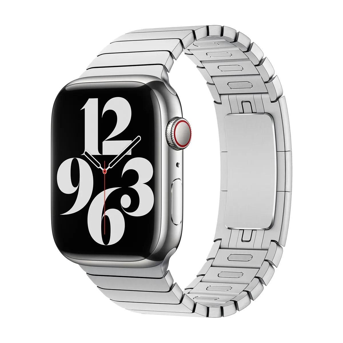 origineel Link Bracelet Apple Watch 44mm / 45mm / 46mm / 49mm Silver - MUHL2ZM/A van Apple – productfoto