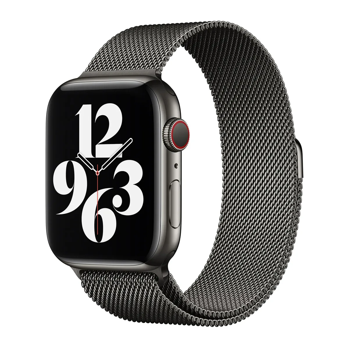 origineel Milanese Loop Band Apple Watch 44mm / 45mm / 46mm / 49mm Graphite - ML773ZM/A van Apple – productfoto