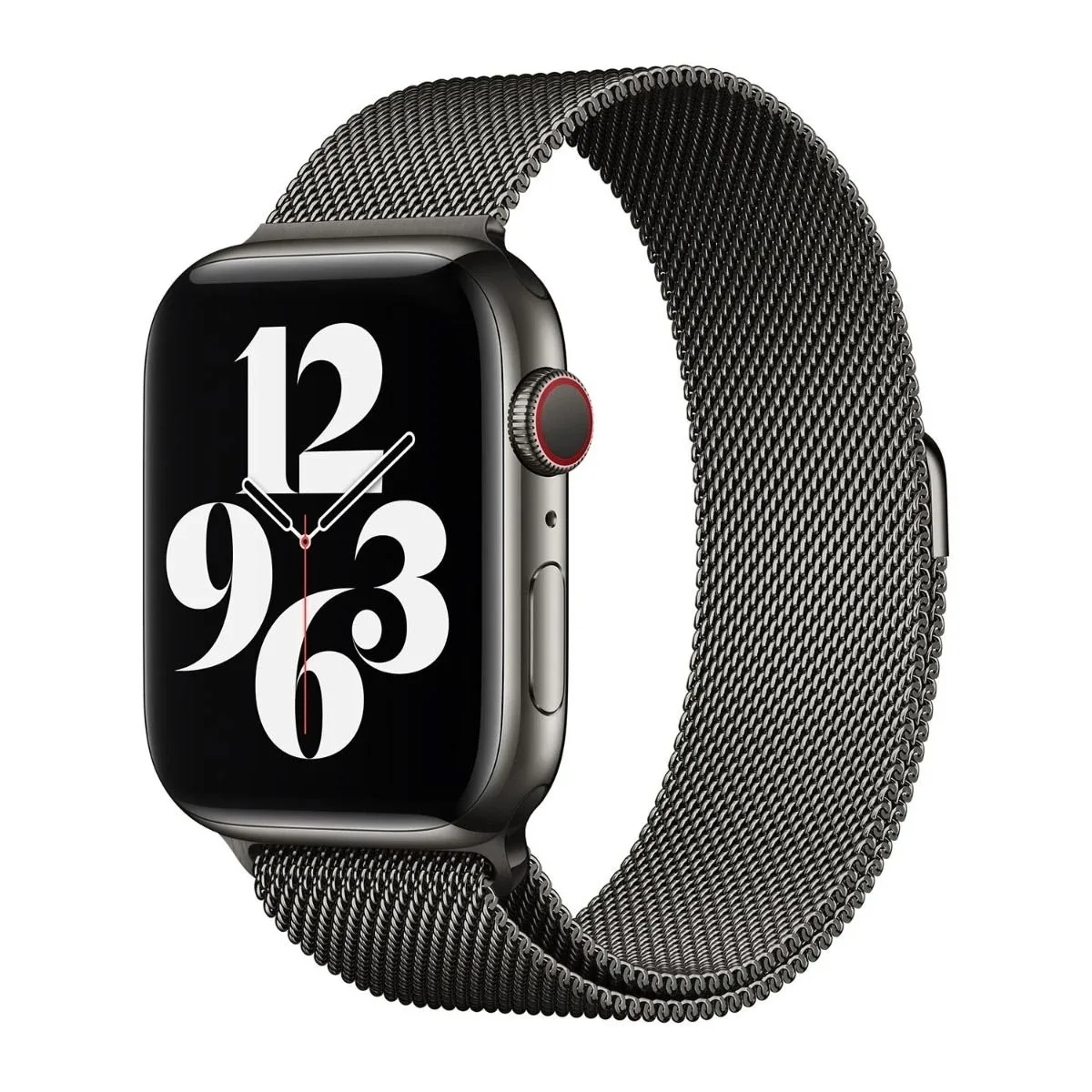 origineel Milanese Loop Band Apple Watch 44mm / 45mm / 46mm / 49mm Graphite - MTJQ3ZM/A by Apple – product photo