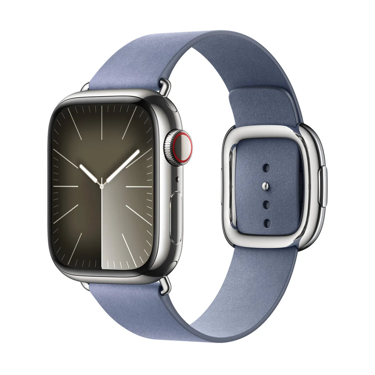 origineel Modern Buckle Apple Watch 38mm / 40mm / 41mm / 42mm Lavender Blue M - MUHC3ZM/A fra Apple – produktbillede