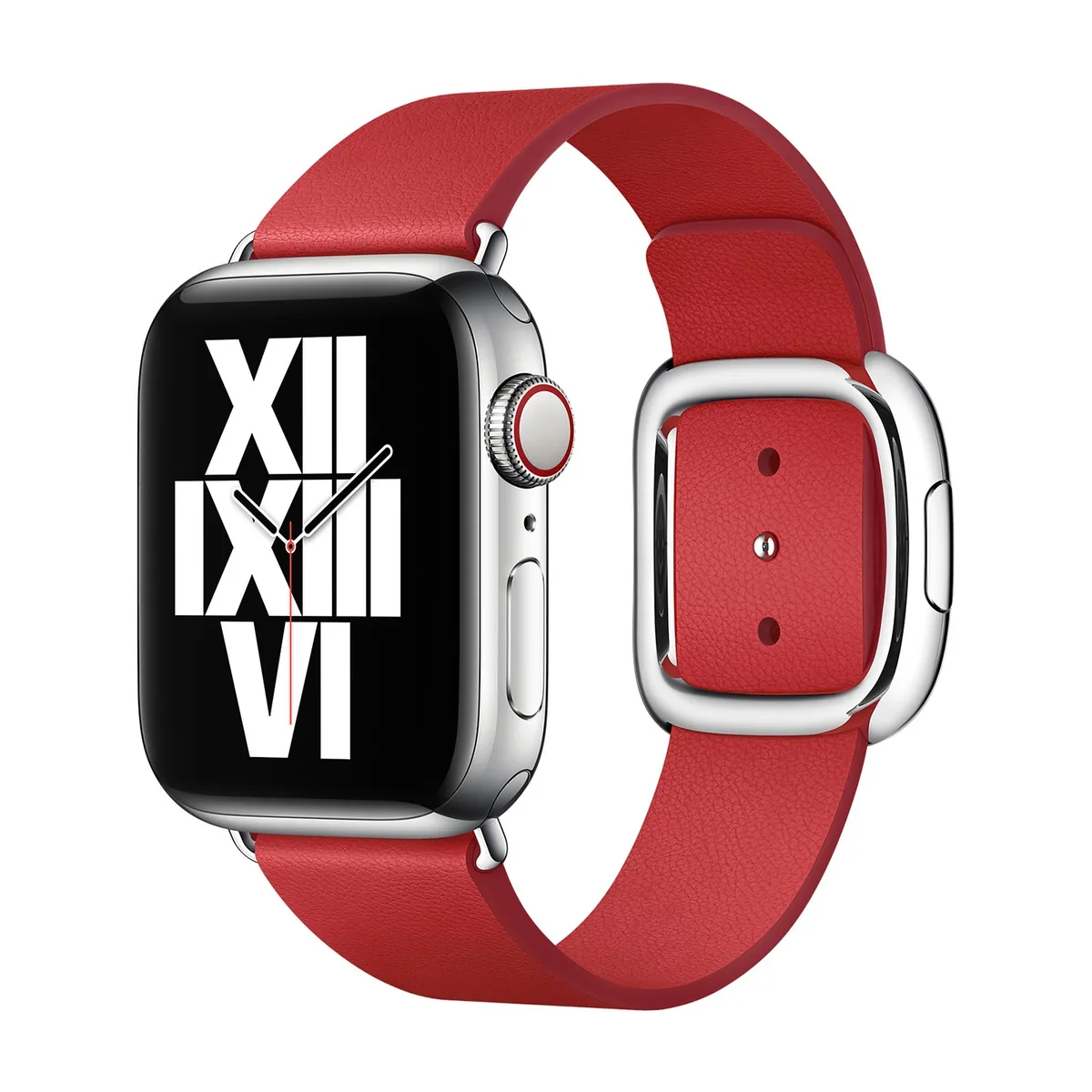 origineel Modern Buckle Apple Watch large 38mm / 40mm / 41mm / 42mm Scarlet - MY682ZM/A van Apple – productfoto