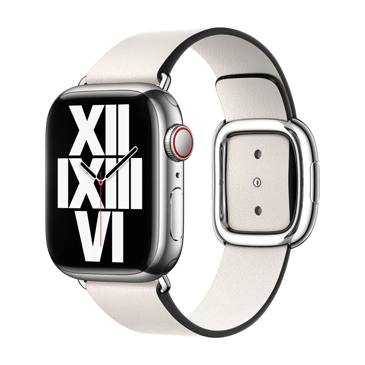 origineel Modern Buckle Apple Watch Medium 38mm / 40mm / 41mm / 42mm Chalk - ML7H3ZM/A van Apple – productfoto