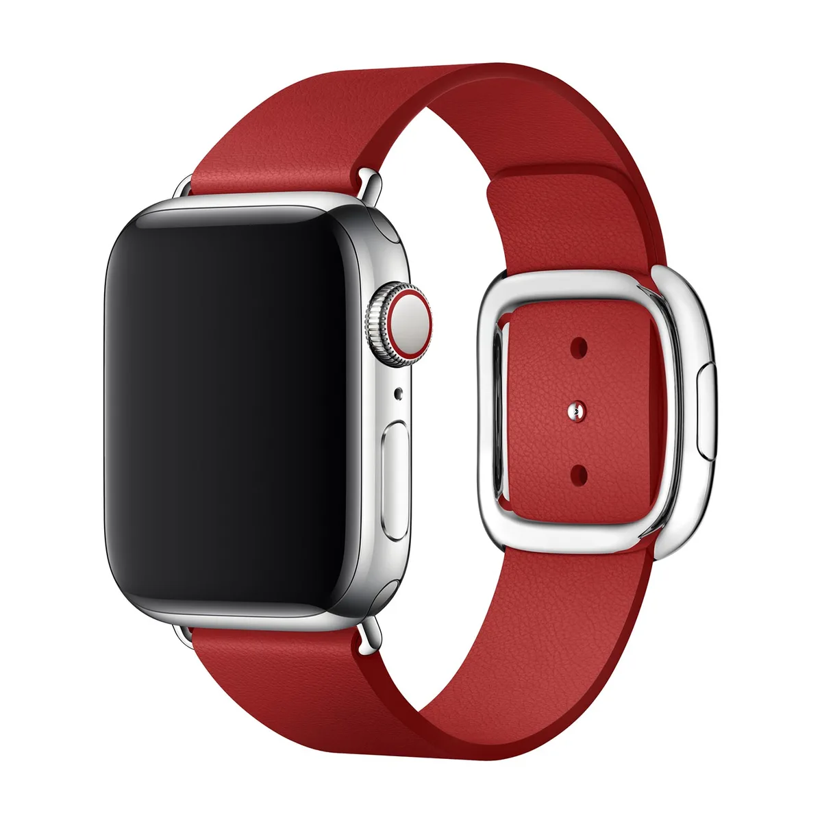 origineel Modern Buckle Apple Watch medium 38mm / 40mm / 41mm / 42mm Ruby - MTQU2ZM/A van Apple – productfoto