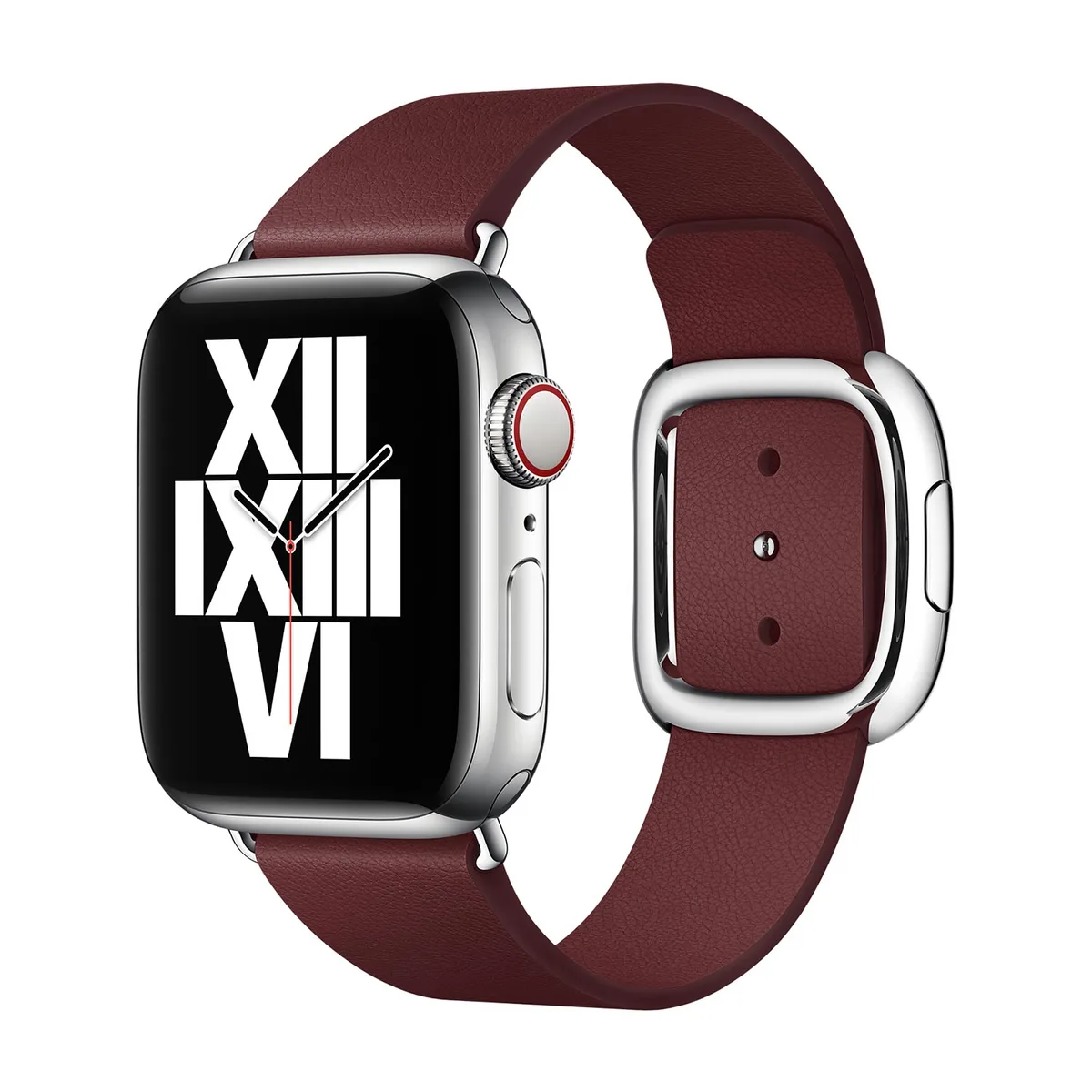 origineel Modern Buckle Apple Watch medium 38mm / 40mm / 41mm / 42mm Garnet - MY642ZM/A van Apple – productfoto
