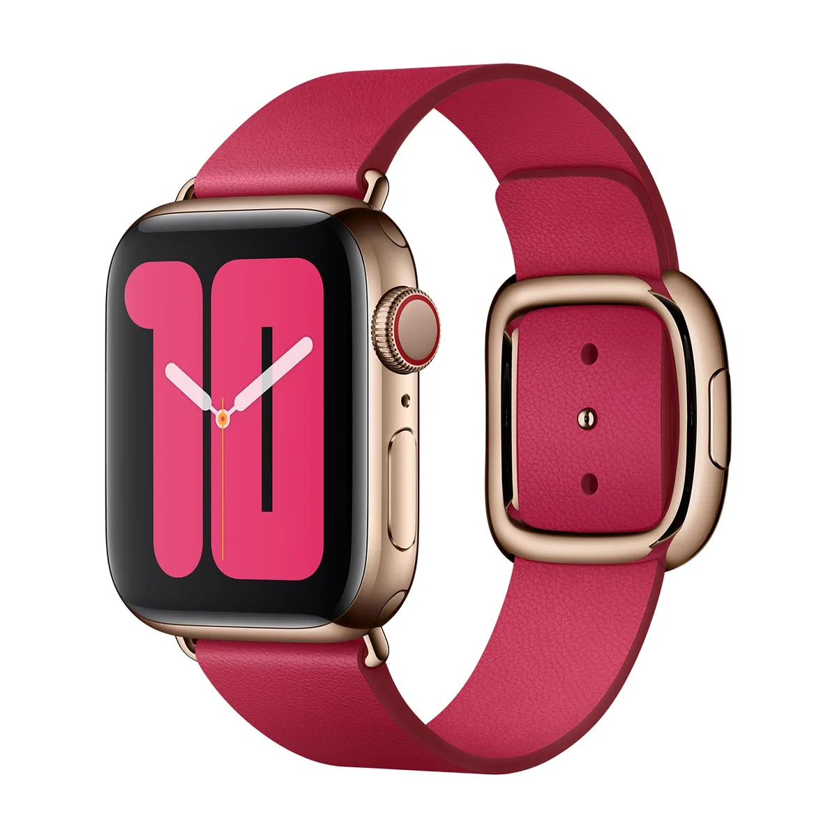 origineel Modern Buckle Apple Watch small 38mm / 40mm / 41mm / 42mm Raspberry - MXP92ZM/A von Apple – Produktfoto