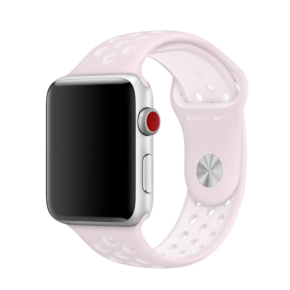 origineel Nike Sport Band Apple Watch 38mm / 40mm / 41mm / 42mm Barely Rose / Pearl Pink - MRHK2ZM/A by Apple – product photo