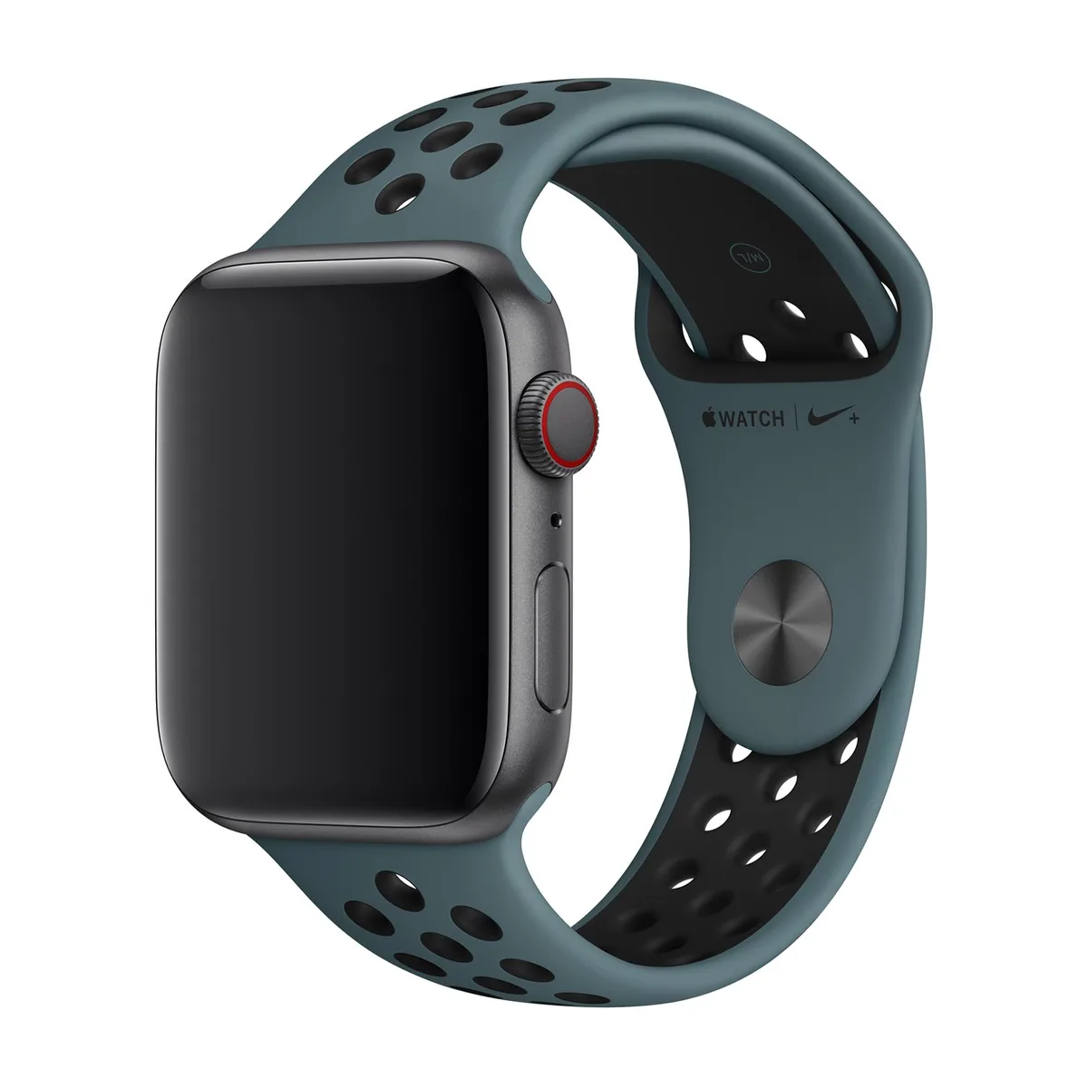 origineel Nike Sport Band Apple Watch 38mm / 40mm / 41mm / 42mm Celestial Teal / Black - MTMU2ZM/A von Apple – Produktfoto