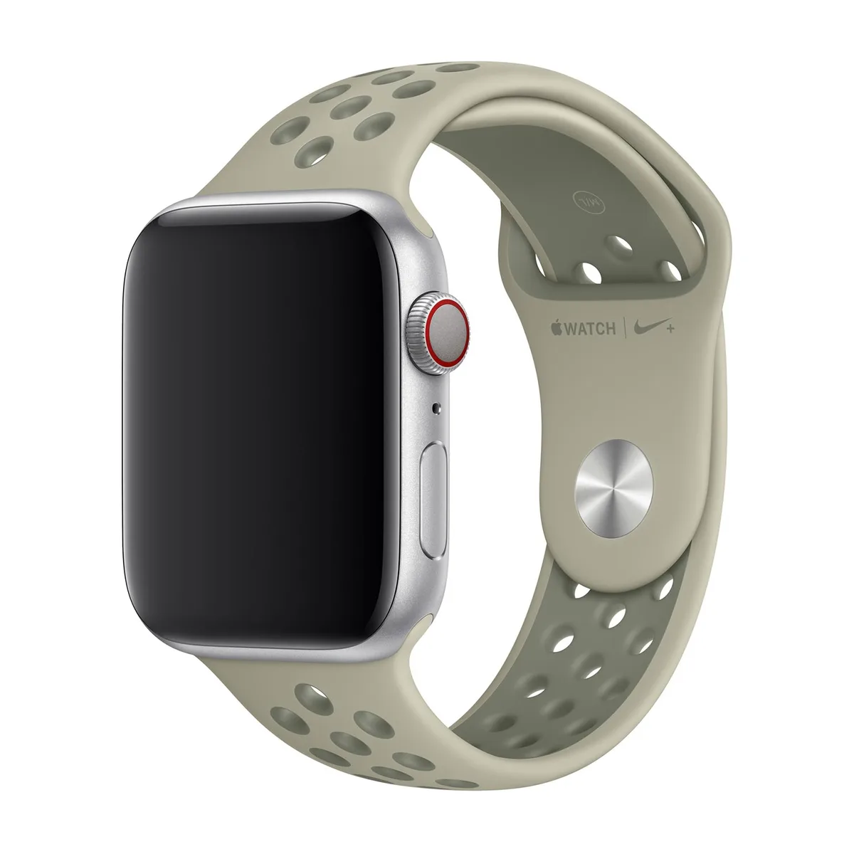 origineel Nike Sport Band Apple Watch 44mm / 45mm / 46mm / 49mm Spruce Fog / Vintage Lichen - MV822ZM/A by Apple – product photo