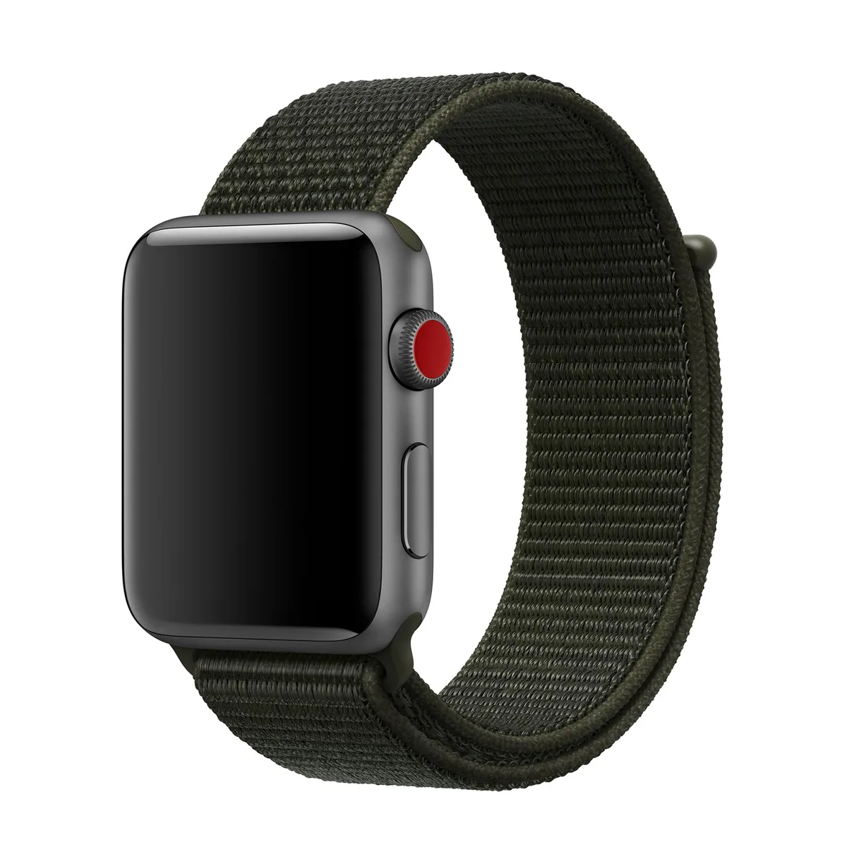 origineel Nike Sport Loop Apple Watch 38mm / 40mm / 41mm / 42mm Cargo Khaki - MRJ22ZM/A van Apple – productfoto