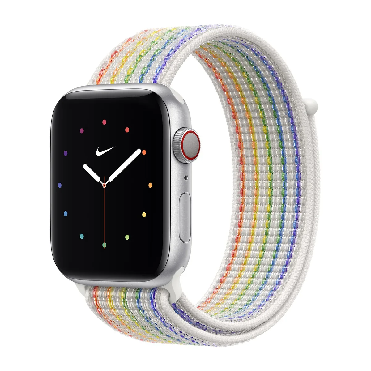 origineel Nike Sport Loop Apple Watch 44mm / 45mm / 46mm / 49mm Pride Edition - MJWP3ZM/A van Apple – productfoto