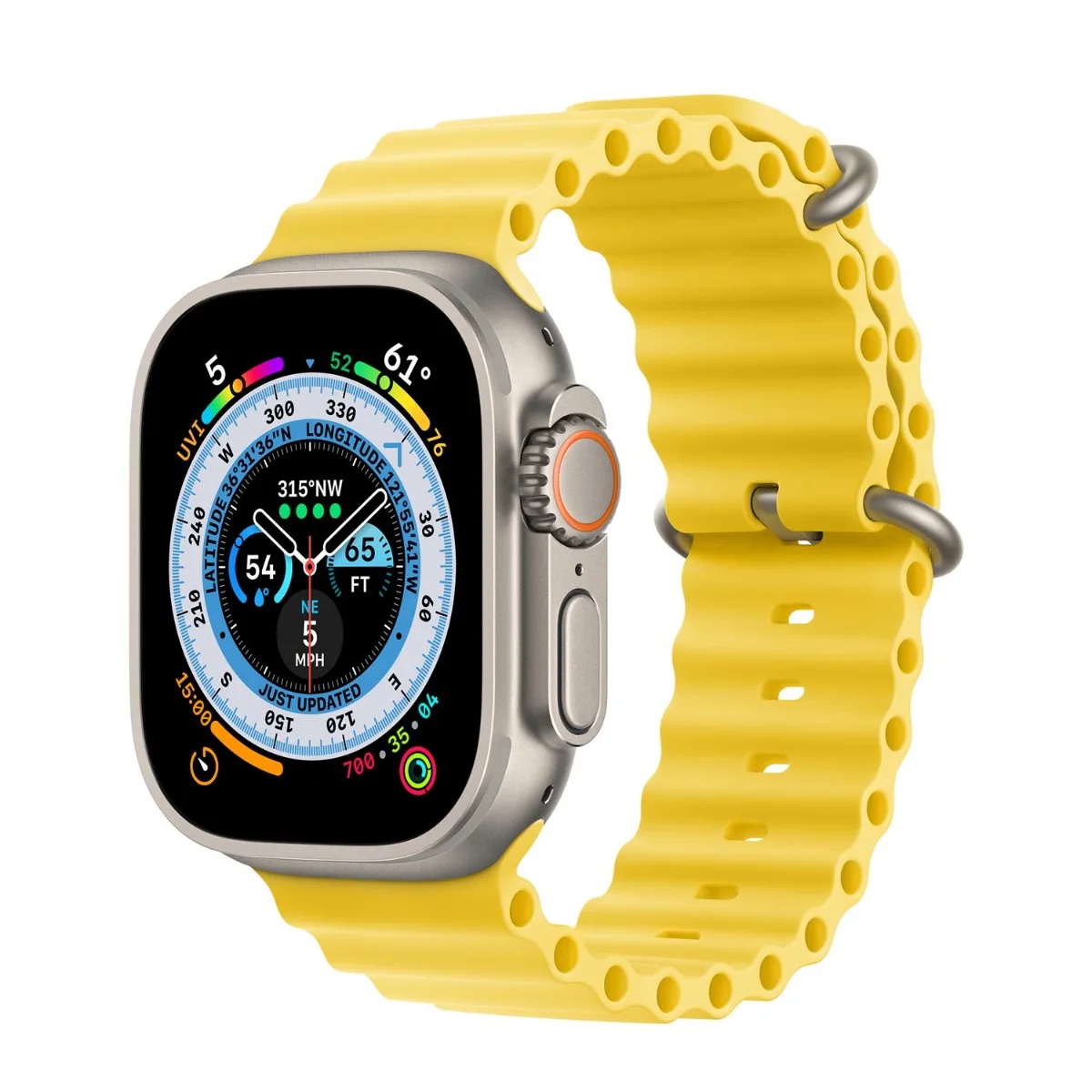 origineel Ocean Band Apple Watch (Ultra) 44mm / 45mm / 46mm / 49mm - Yellow - MQEC3ZM/A by Apple – product photo