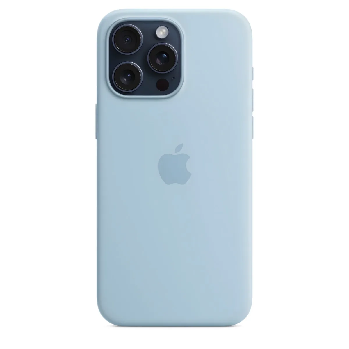 origineel Siliconen MagSafe-hoesje voor iPhone 15 Pro Max Light Blue. - MWNR3ZM/A by Apple – product photo