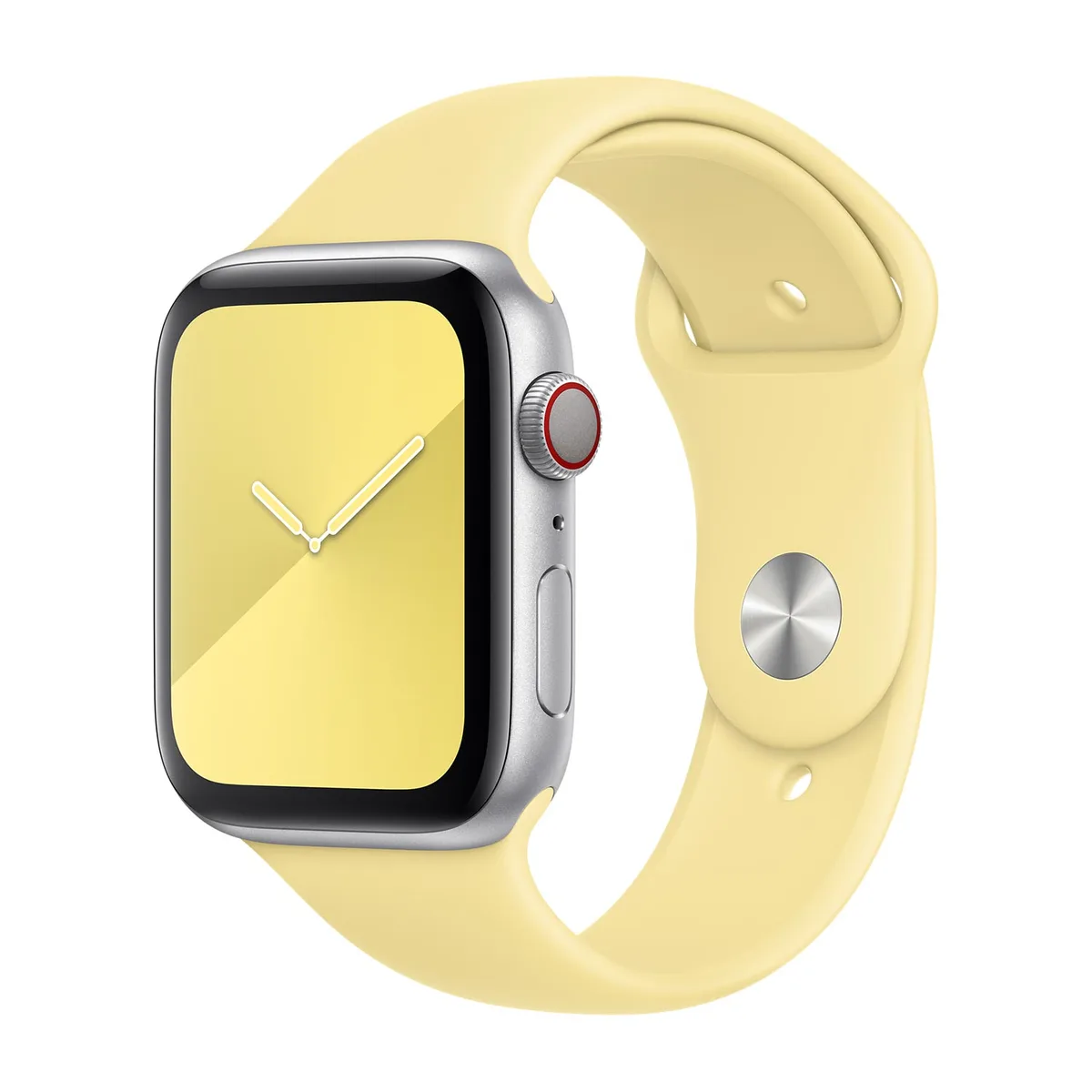 origineel Sport Band Apple Watch 44mm / 45mm / 46mm / 49mm Lemon Cream - MWUX2ZM/A by Apple – product photo