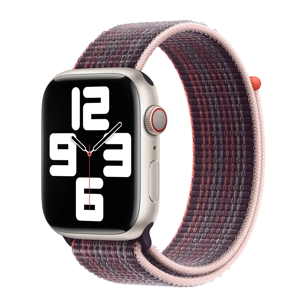 origineel Sport Loop Apple Watch 44mm / 45mm / 46mm / 49mm Elderberry - MPLD3ZM/A van Apple – productfoto