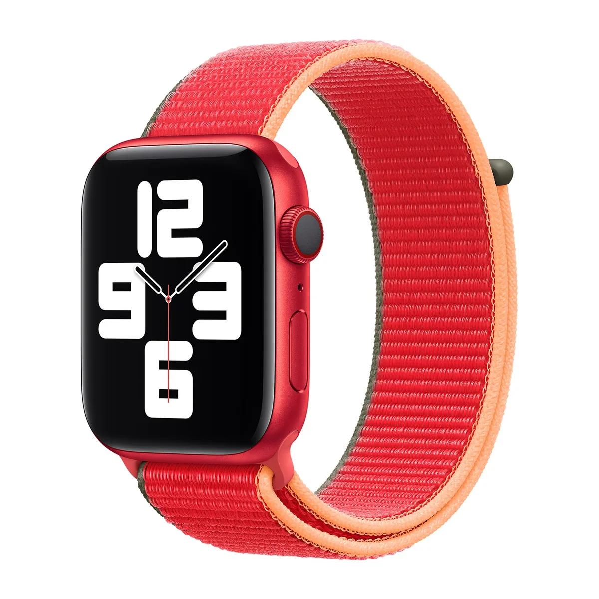 origineel Sport Loop Apple Watch 44mm / 45mm / 46mm / 49mm (PRODUCT) Red 4th Gen - MJG33ZM/A van Apple – productfoto