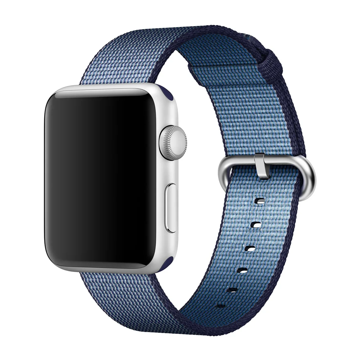 origineel Woven Nylon Apple Watch 38mm / 40mm / 41mm / 42mm Midnight Blue - MPW12ZM/A van Apple – productfoto