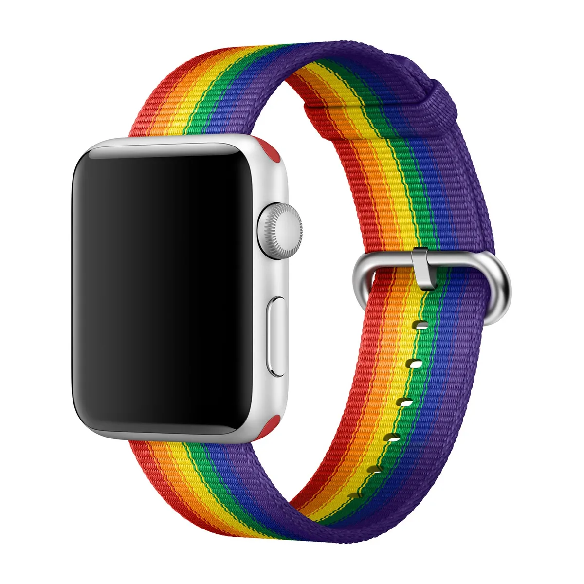 origineel Woven Nylon Apple Watch 38mm / 40mm / 41mm / 42mm Pride Edition - MQ4F2ZM/A by Apple – product photo