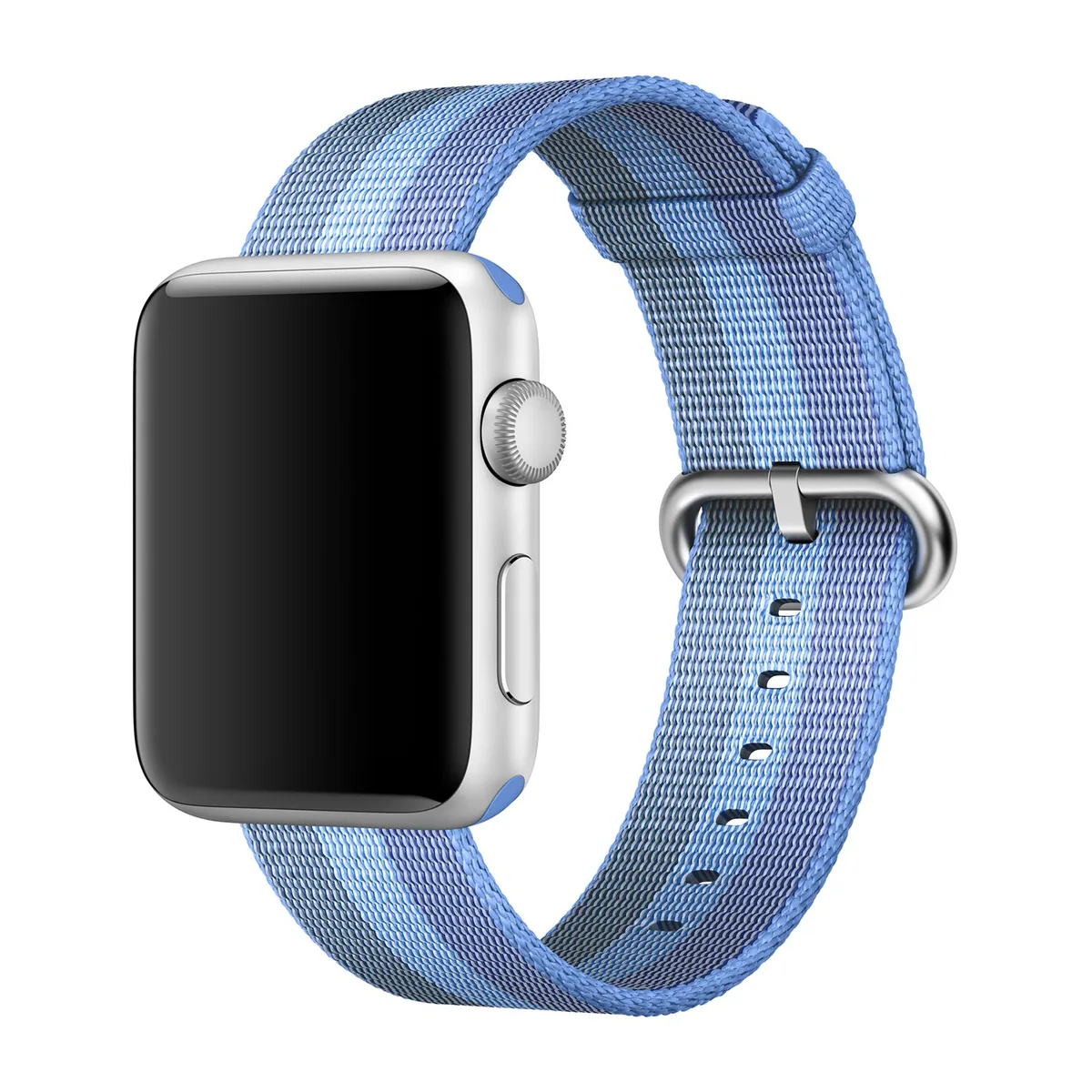 origineel Woven Nylon Apple Watch 38mm / 40mm / 41mm / 42mm Tahoe Blue - MPVX2ZM/A von Apple – Produktfoto