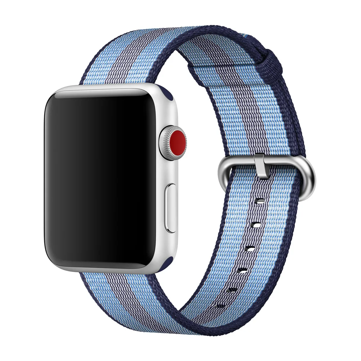 origineel Woven Nylon Apple Watch 44mm / 45mm / 46mm / 49mm Midnight Blue - MQVU2ZM/A von Apple – Produktfoto