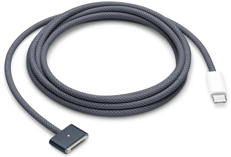 Originele USB-C naar MagSafe 3 kabel - 2 meter - Midnight van Apple in Zwart – productfoto