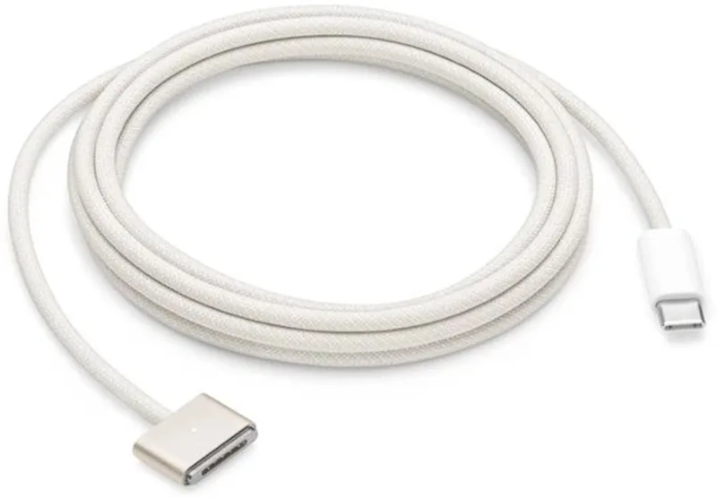 Originele USB-C naar MagSafe 3 kabel - 2 meter - Starlight de Apple en Sterrenlicht – photo produit