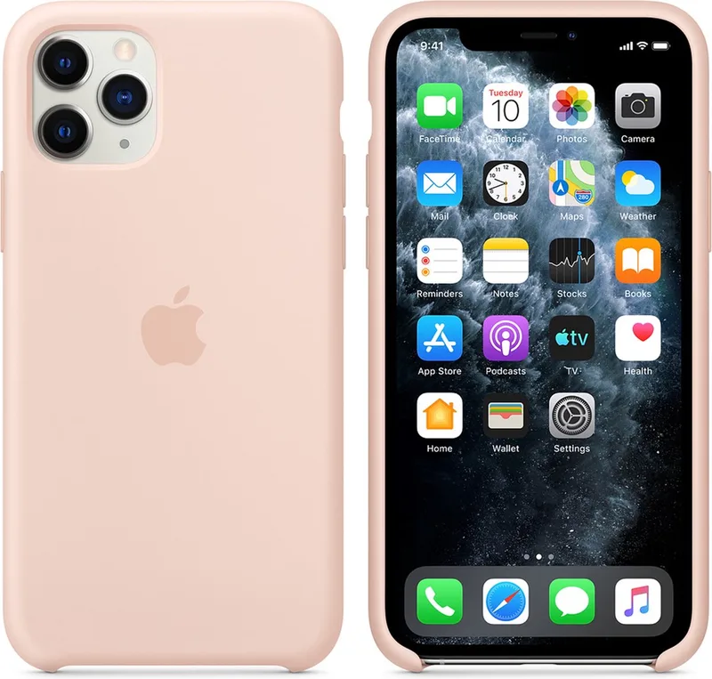 Siliconen Hoesje - iPhone 11 Pro - Rozenkwarts by Apple in Pink – product photo