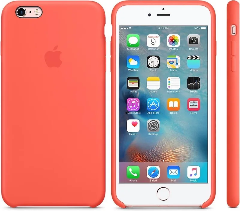 Siliconen Hoesje - iPhone 6/6s Plus - Apricot by Apple in Orange – product photo