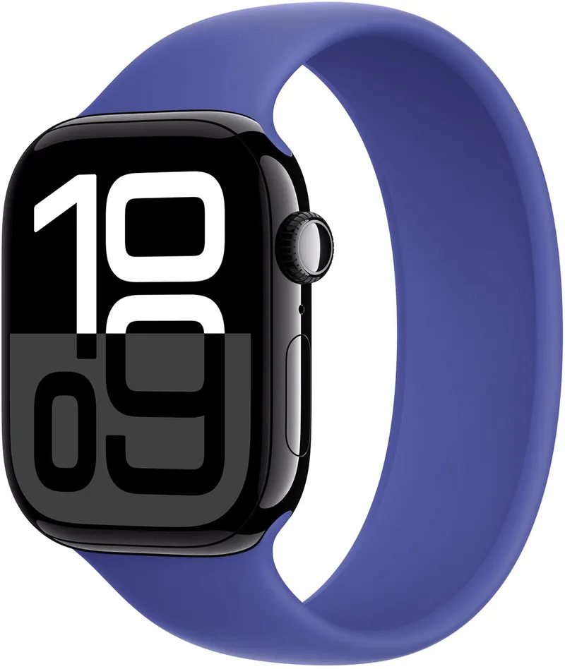 Siliconen solobandje voor de Apple Watch | 44/45/46/49 mm - Maat 8 - Ultramarine by Apple in Purple, Size 8 (175 mm – 180 mm) – product photo