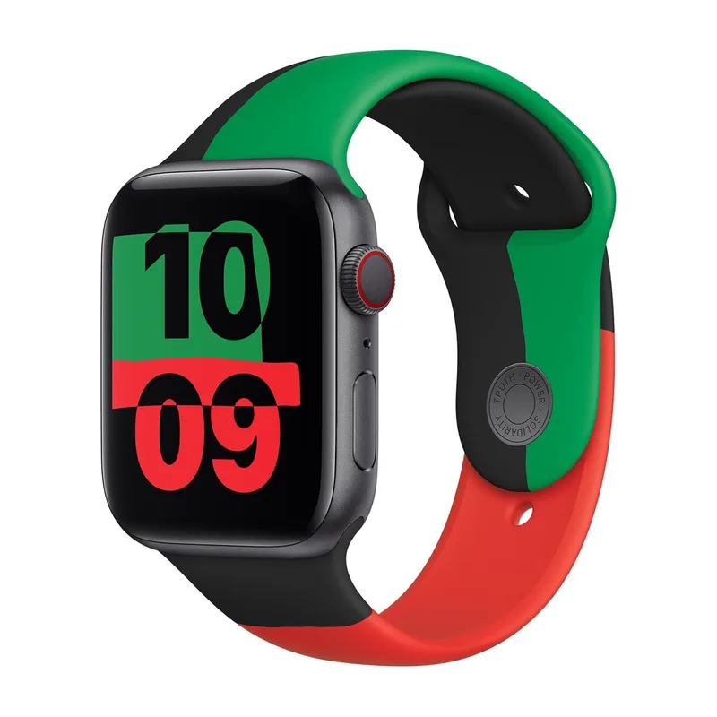 Sport Band voor de Apple Watch | 38/40/41/42 mm - Maat S/M/L by Apple in Black Unity – product photo