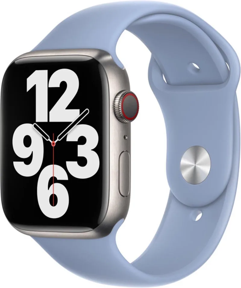 Sport Band voor de Apple Watch | 38/40/41/42 mm - Maat S/M/L - Fog by Apple in Blue – product photo