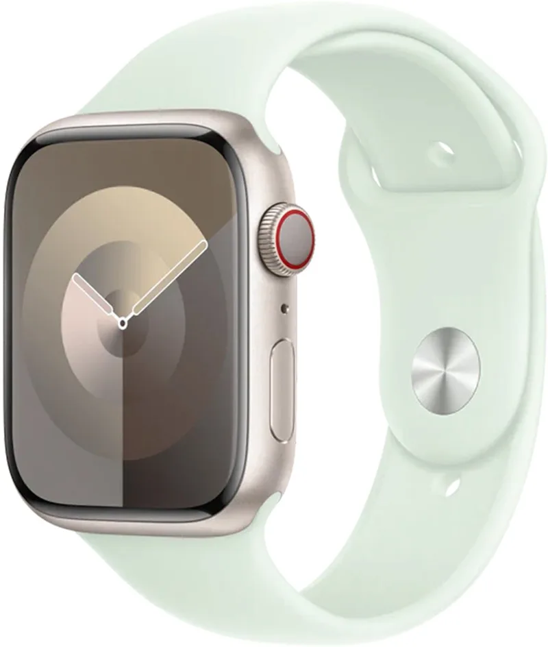 Sport Band voor de Apple Watch | 44/45/46/49 mm - Maat M/L - Soft Mint by Apple in Mint colour – product photo