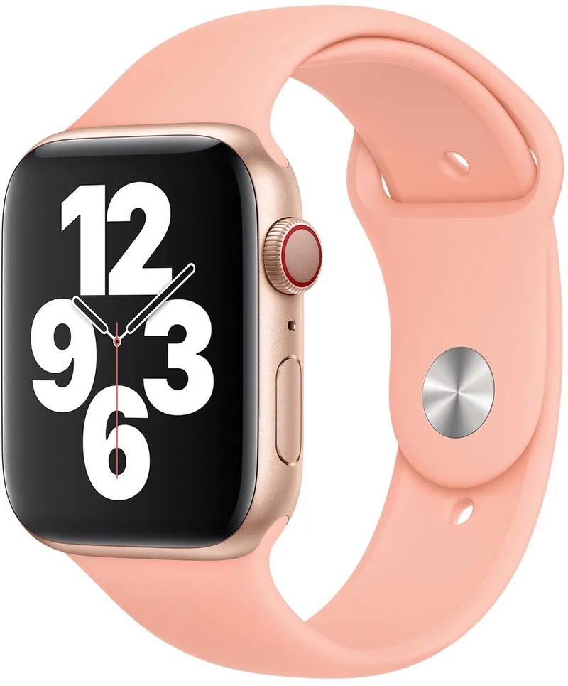Sport Band voor de Apple Watch | 44/45/46/49 mm - Maat S/M/L - Grapefruit van Apple in Oranje – productfoto
