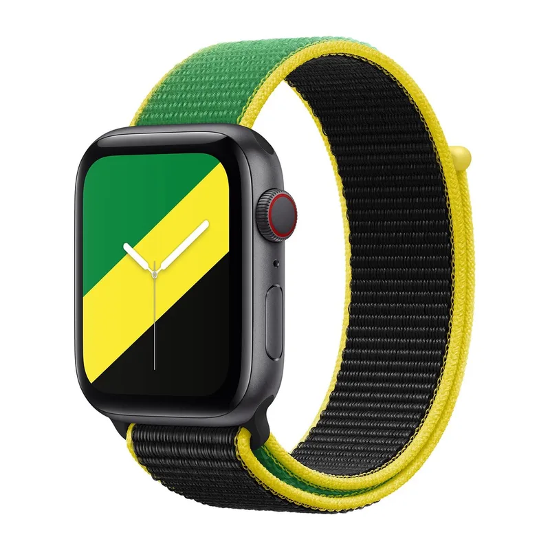 Sport Loop Apple Watch 44mm / 45mm / 46mm / 49mm Jamaica by Apple in Multicolour – product photo