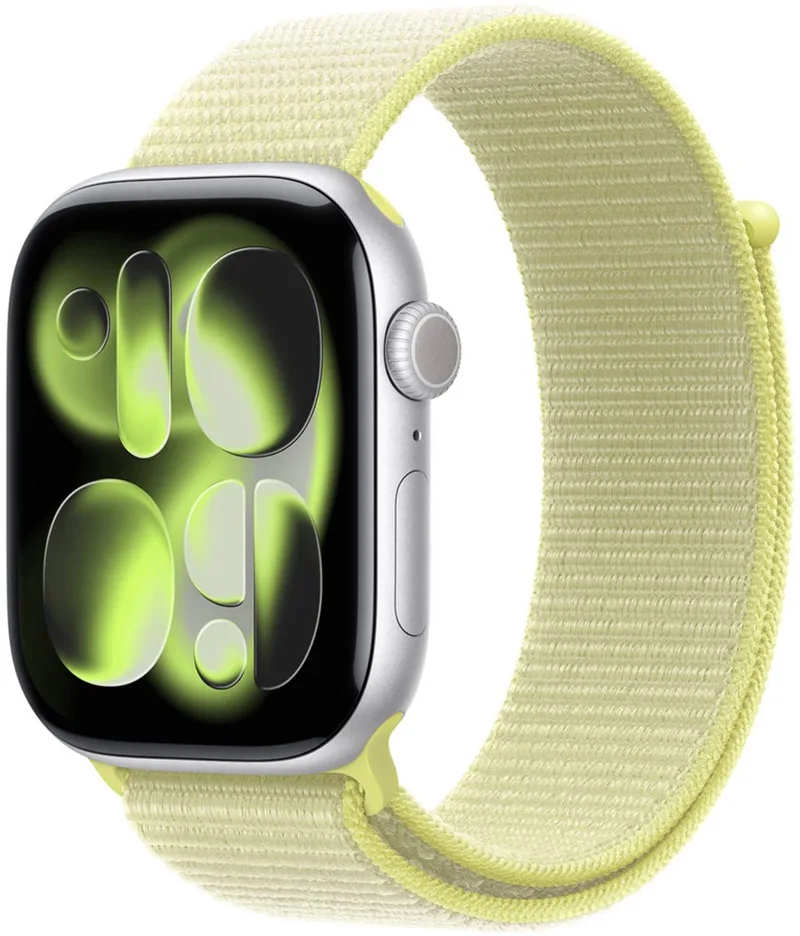 Sport Loop band voor de Apple Watch | 44/45/46/49 mm - Neon Yellow by Apple in Yellow – product photo