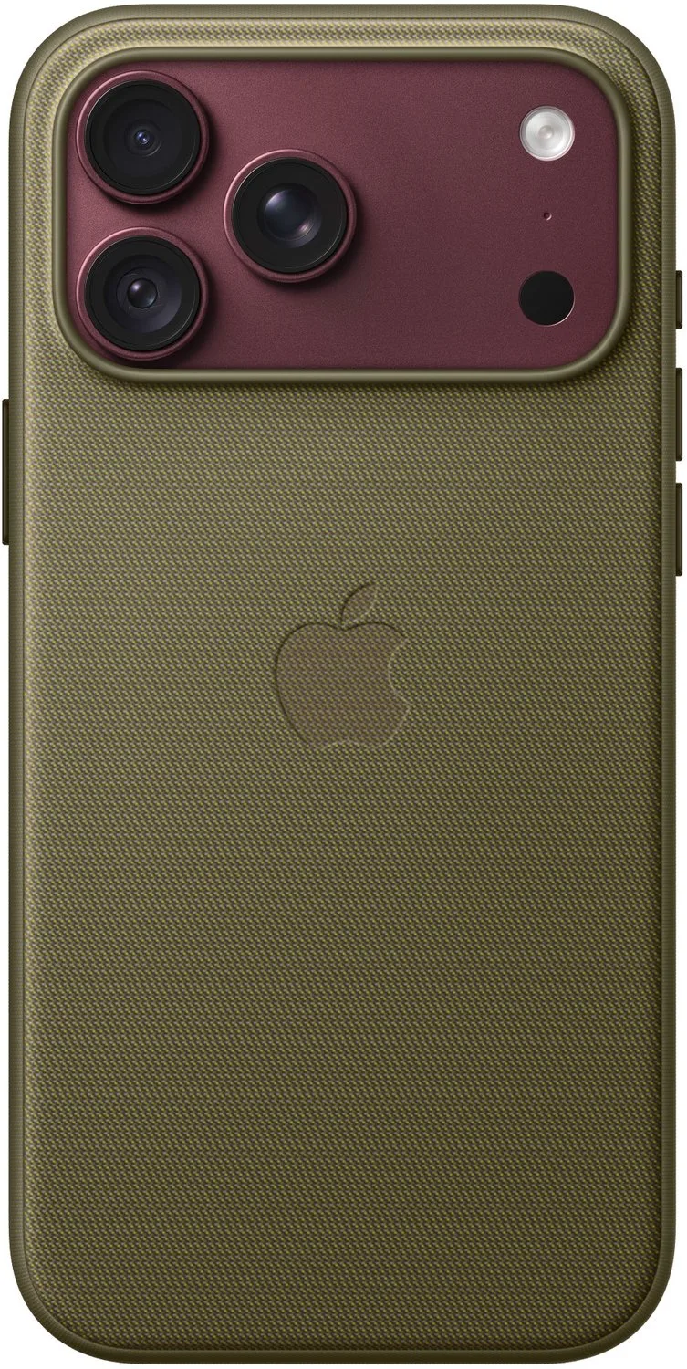 TechWoven hoesje met MagSafe - Geschikt voor iPhone 18 Pro Max van Apple in Olijfgroen – productfoto