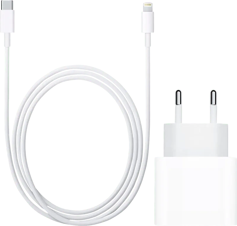 Usb C Oplader 20W + Lightning Kabel 1m Kunststof Wit by Apple – product photo