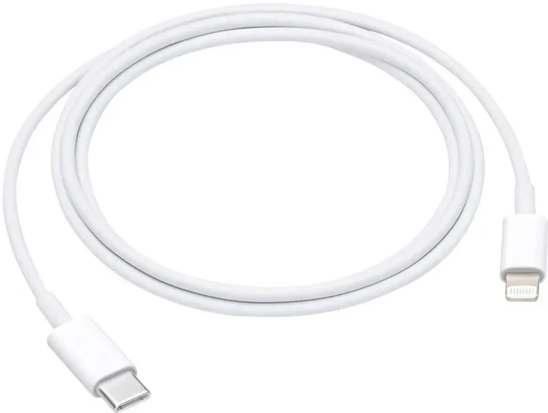USB-Kabel B-Ware (beschädigte / fehlende Verpackung) USB-C® Stecker, Apple Lightning Stecker 1.00 m Weiß MX0K2ZM/A-B de Apple – photo produit