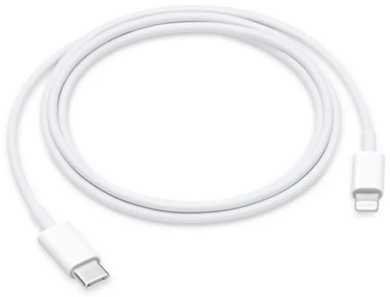 USB-Kabel B-Ware (beschädigte / fehlende Verpackung) USB-C® Stecker, Apple Lightning Stecker 1.00 m Weiß MM0A3ZM/A-B by Apple – product photo