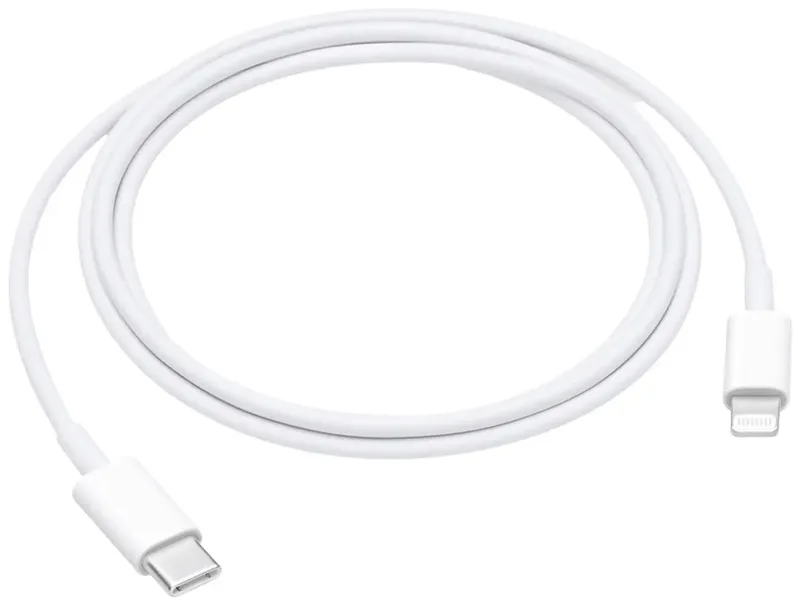 USB-Kabel B-Ware (beschädigte / fehlende Verpackung) USB-C® Stecker, Apple Lightning Stecker 1.00 m Weiß MUQ93ZM/A-B från Apple – produktbild