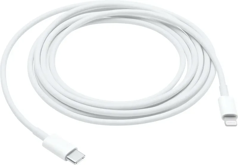 USB-Kabel B-Ware (beschädigte / fehlende Verpackung) USB-C® Stecker, Apple Lightning Stecker 2.00 m Weiß MW2R3ZM/A-B by Apple – product photo