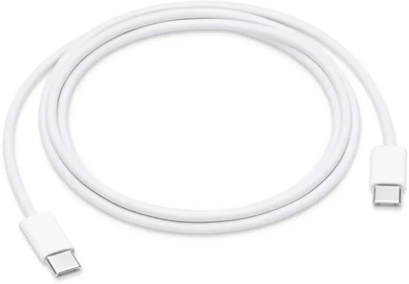 USB-Kabel B-Ware (beschädigte / fehlende Verpackung) USB-C® Stecker, USB-C® 1.00 m Weiß MM093ZM/A-B van Apple – productfoto