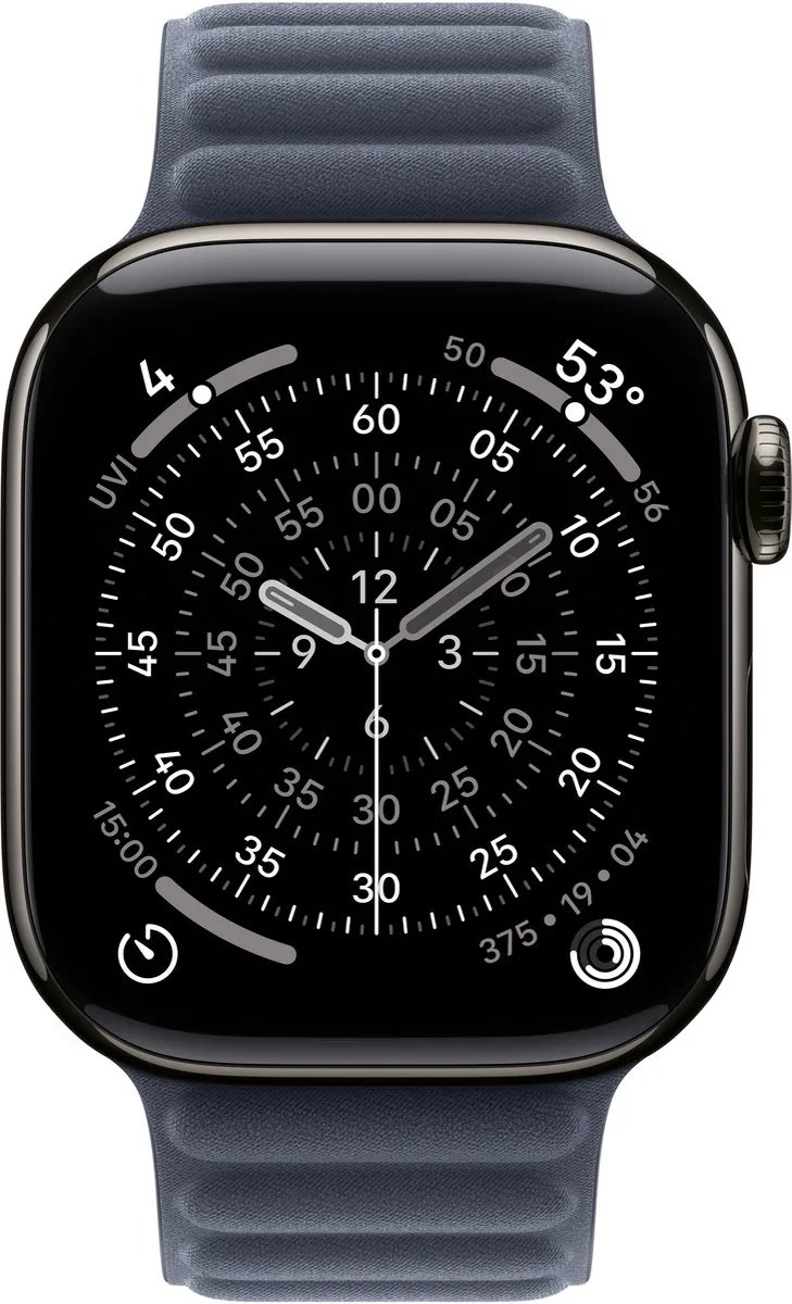 Watch 42mm Magnetic Link: Marineblauw - S/M by Apple in Blue – product photo