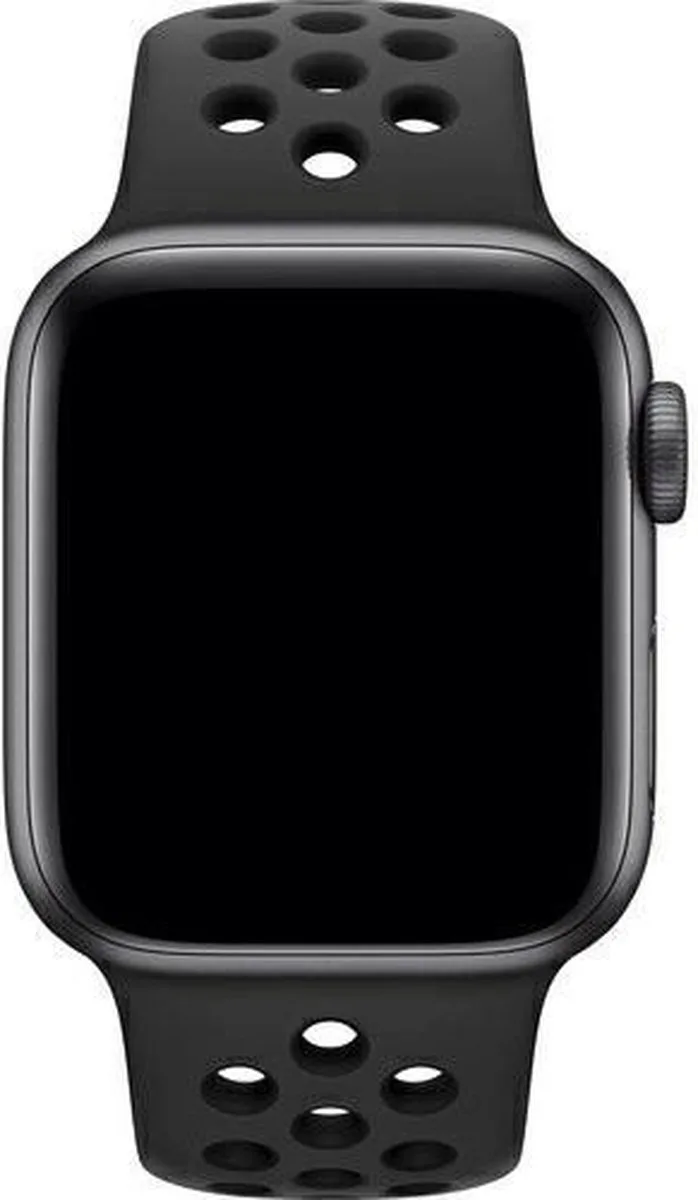 Watch band MX8C2FE/A 38/40/41mm Nike Sport Brand antraciet-zwart/antraciet-zwart van Apple in Antraciet, Zwart – productfoto