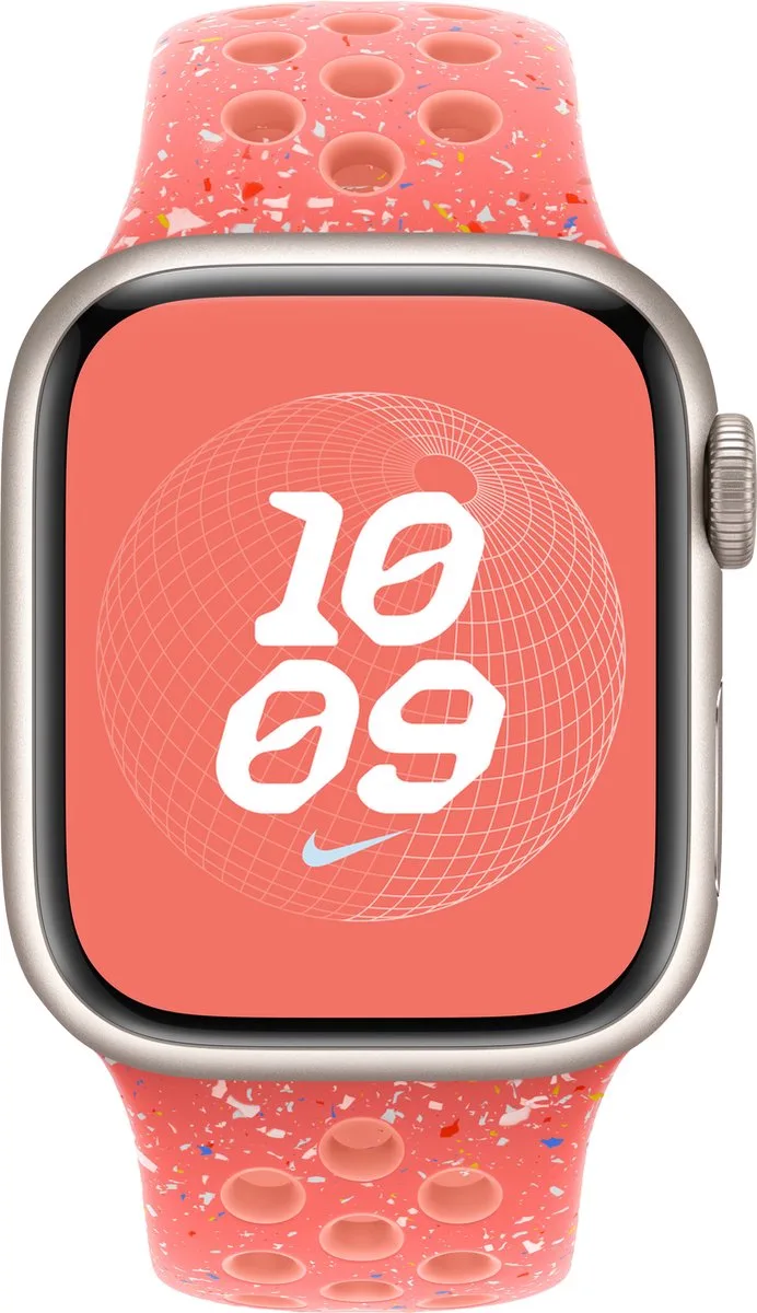 Watch Magic Ember Nike Sport Band - 45mm - M/L by Apple in Magic Ember 45 mm M, L – product photo