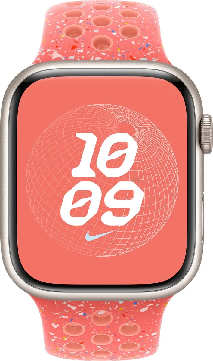 Watch Magic Ember Nike Sport Band - 45mm - S/M by Apple in Magic Ember 45 mm S, M – product photo
