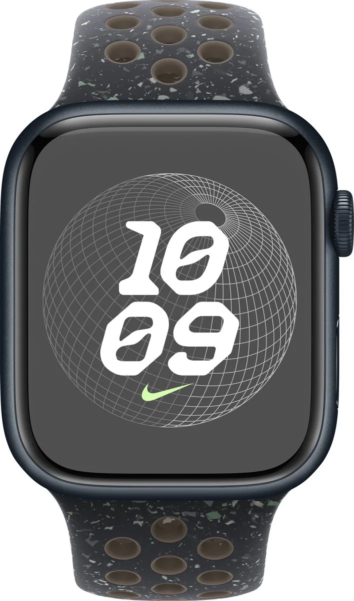 Watch Midnight Sky Nike Sport Band - 41mm - M/L by Apple in Midnight Sky 41 mm M, L – product photo