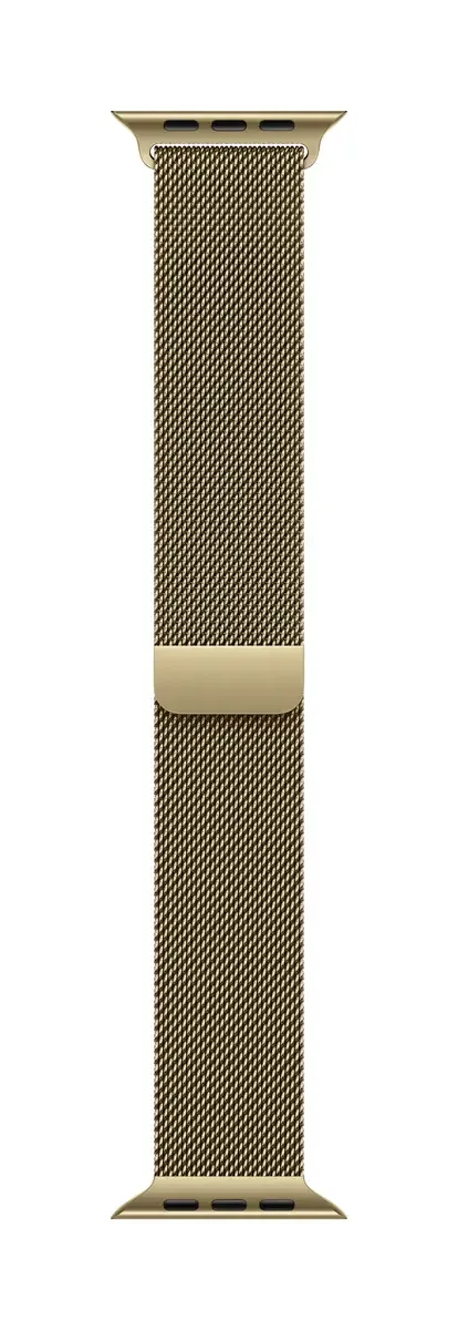Watch Milanaise Loop Armband 46 mm S/M Brillantgold von Apple – Produktfoto