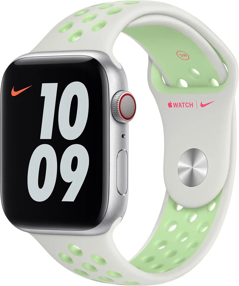 Watch Nike Sport Band - 40mm - Spruce Aura/Vapor Green - voor Apple Watch SE/5/6 från Apple i Grön – produktbild