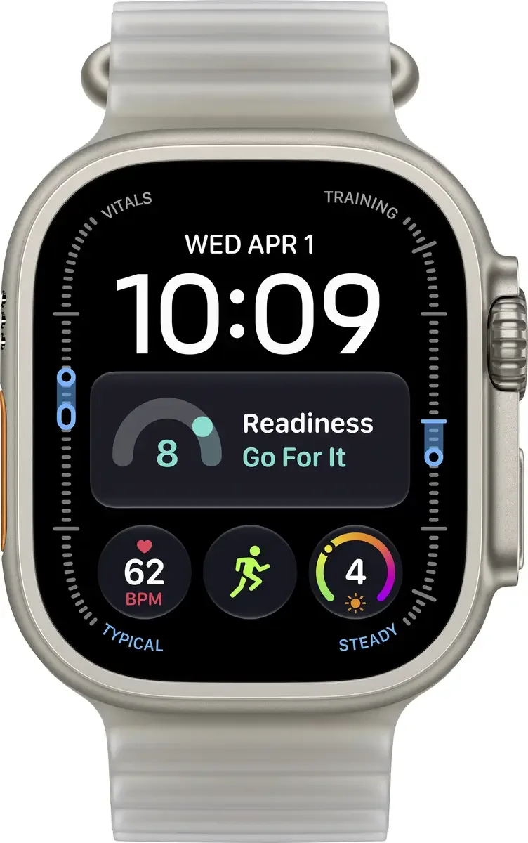 Watch Ocean Armband 49 mm Halbtransparentes Grau von Apple – Produktfoto